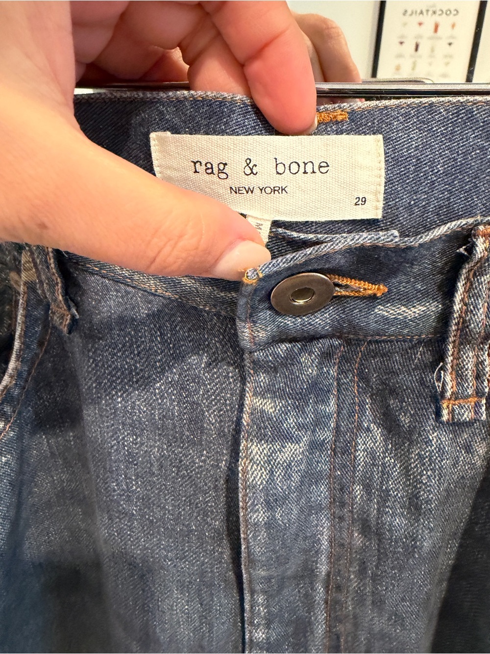 Rag & Bone Liquid Miramar Pant size 29 like new - Picture 5 of 9